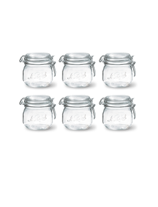 Le Parfait Inmaakpot met klemdeksel 0,5L set 6