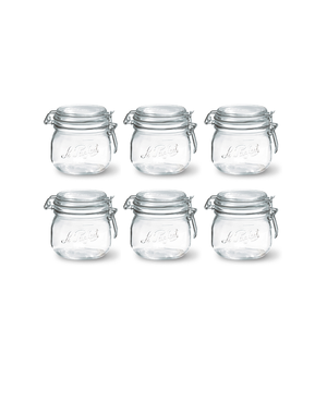 Le Parfait Inmaakpot met klemdeksel 0,5L set 6