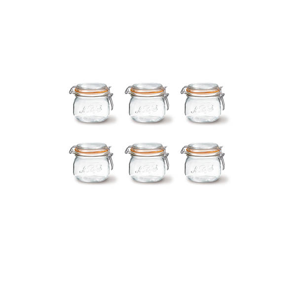 Le Parfait Inmaakpot met klemdeksel 0,25L set 6