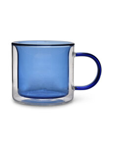 Ona Theeglas 27cl dubbelwandig blauw Liv - set 2
