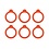 Bormioli Rocco Inmaakring Ø 80 mm (6 Stuks) Lock-Eat