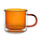 Ona Theeglas 27cl dubbelwandig amber Liv - set 2