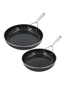 Demeyere Koekenpannenset Alu plus 3 Ceraforce, 2-delig