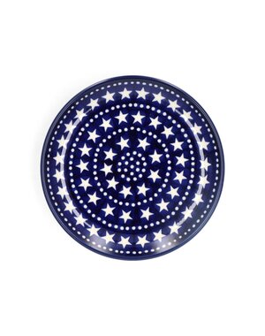 Bunzlau Castle Gebaksbord 16cm Blue Stars