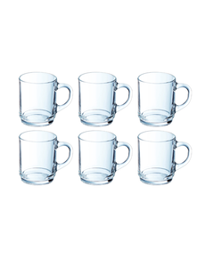 Luminarc Thee/koffiemok glas empilable 25cl set 6