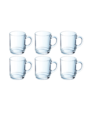 Luminarc Thee/koffiemok glas empilable 25cl set 6