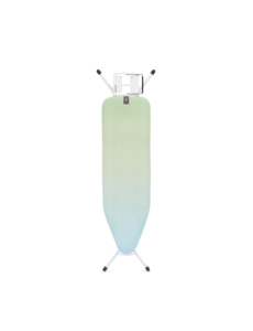 Brabantia Strijkplank B 124 x 38 cm - strijkijzerhouder - Soothing sea