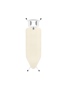 Brabantia Strijkplank C 124 x 45 cm - strijkijzerhouder - Ecru