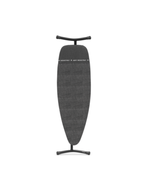 Brabantia Strijkplank D - 135x45cm - hittebestendige parkeerplaats - Demin Black