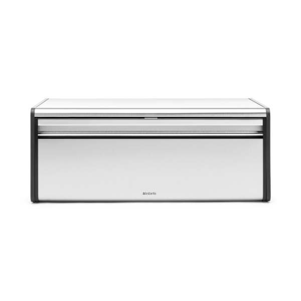 Brabantia Broodtrommel met klepdeksel matt steel
