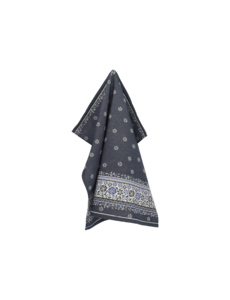 Bunzlau Castle Theedoek Belle Fleur Dark Blue