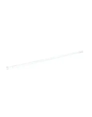 Wicotex Douchestang aluminium wit 75-115 cm
