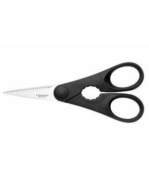  Keukenschaar met flessenopener lengte 20cm Fiskars