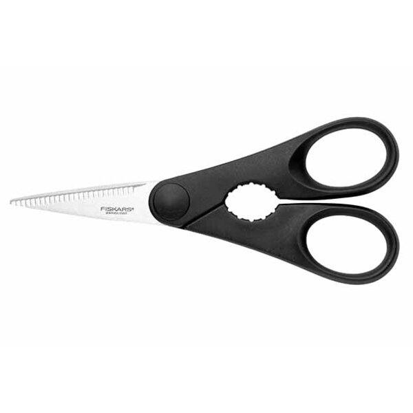 Keukenschaar met flessenopener lengte 20cm Fiskars