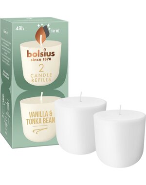Bolsius Cleanlight refill Vanilla & Tonka bean