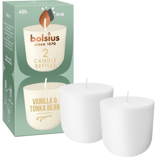 Bolsius Cleanlight refill Vanilla & Tonka bean