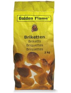  Houtskool Briketten 2kg Golden Flame