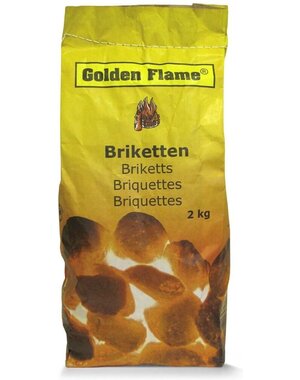  Houtskool Briketten 2kg Golden Flame