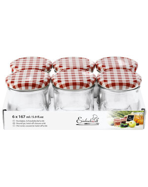Einkochwelt Jampotglazen per 6 stuks 167 ml