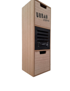  Kastje mdf met 3 lades