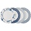 Laura Ashley Bordenset van 4 Assorti platte borden 26cm Laura Ashley