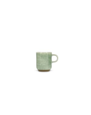 Salt en Pepper Mok 36cl groen met oor Cameo