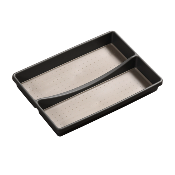 Kesper Bestekbak 2 vakken antraciet