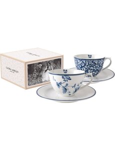 Laura Ashley Kop & schotel 26cl set/2 assorti Laura Ashley