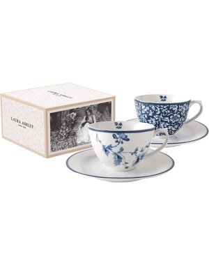Laura Ashley Kop & schotel 26cl set/2 assorti Laura Ashley