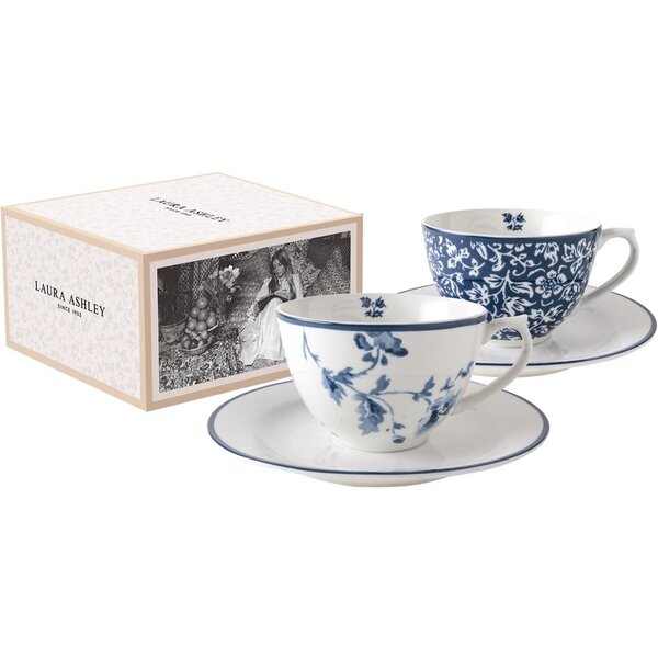 Laura Ashley Kop & schotel 26cl set/2 assorti Laura Ashley