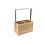 Cosy & Trendy Bestekhouder rubberhout met handvat