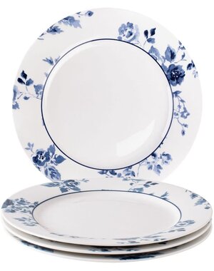 Laura Ashley Bordenset van 4 borden plat 20cm China Rose