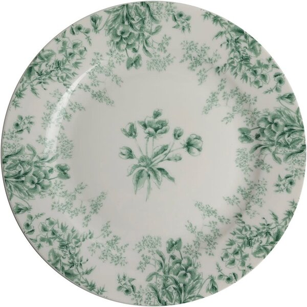 Laura Ashley Gebaksbord 18cm Thurston Bloom groen