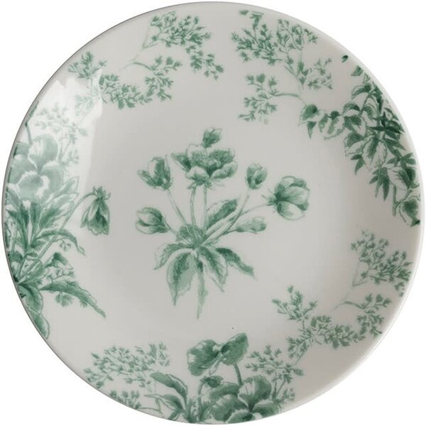 Laura Ashley Petit four bord 12cm Thurston Bloom groen
