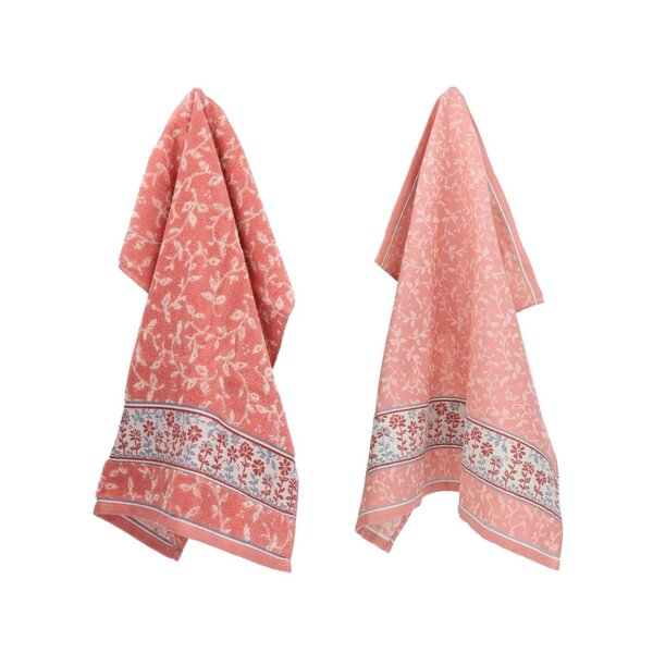 Bunzlau Castle Set keuken- en theedoek Daydream Roze