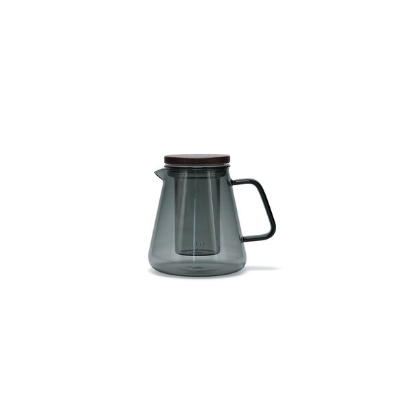 Salt en Pepper Theepot met filter 93cl grijs Luma