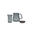 Salt en Pepper Theepot met filter 93cl grijs Luma