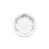 BonBistro Bord plat 20,5cm Brown Flower Retro