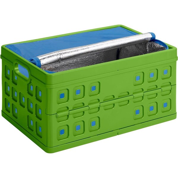 Sunware Vouwkrat met koeltas 46L groen Square