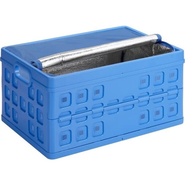 Sunware Vouwkrat met koeltas 46L blauw Square