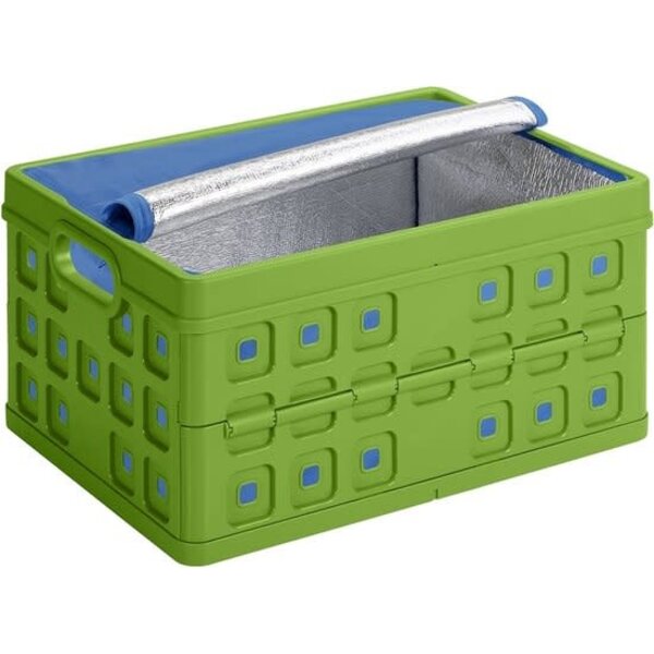 Sunware Vouwkrat met koeltas 32L groen Square