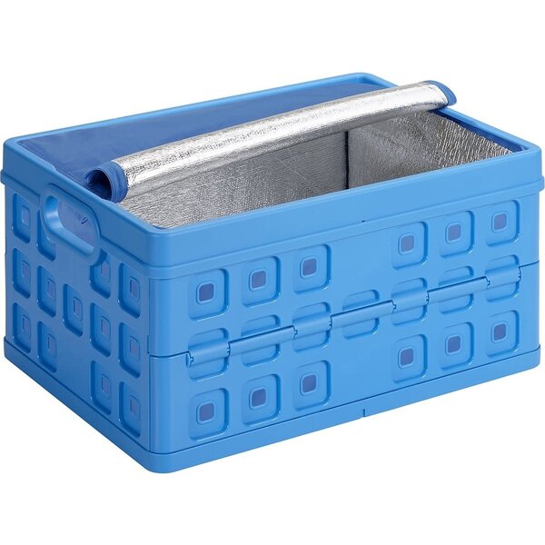 Sunware Vouwkrat met koeltas 32L blauw Square