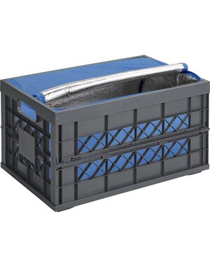 Sunware Vouwkrat Heavy Duty met koeltas 45L antraciet Square