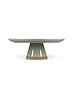 Salt en Pepper Taartplateau op voet 33,5cm groen Cameo