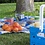 Sunware Vouwkrat met koeltas en handgreep 24L blauw Square
