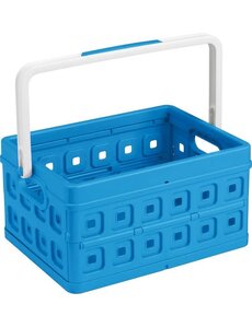 Sunware Boodschappenkrat met handgreep 24L blauw Square
