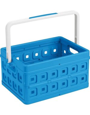 Sunware Boodschappenkrat met handgreep 24L blauw Square