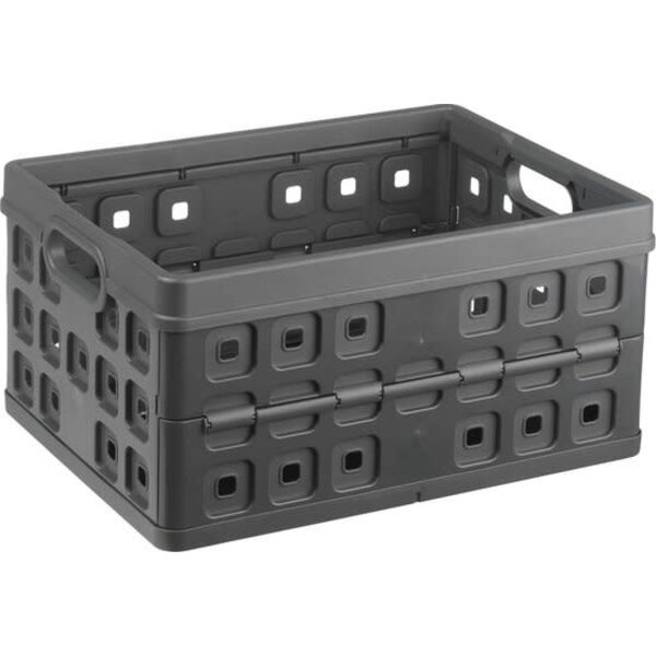 Sunware Boodschappenkrat 32L antraciet Square