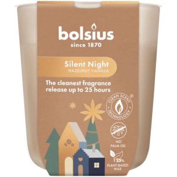 Bolsius Geurglas Silent Night Hazelnut Vanilla