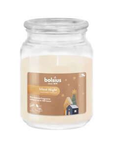 Bolsius Geurkaars Silent Night Hazelnut Vanilla in glas